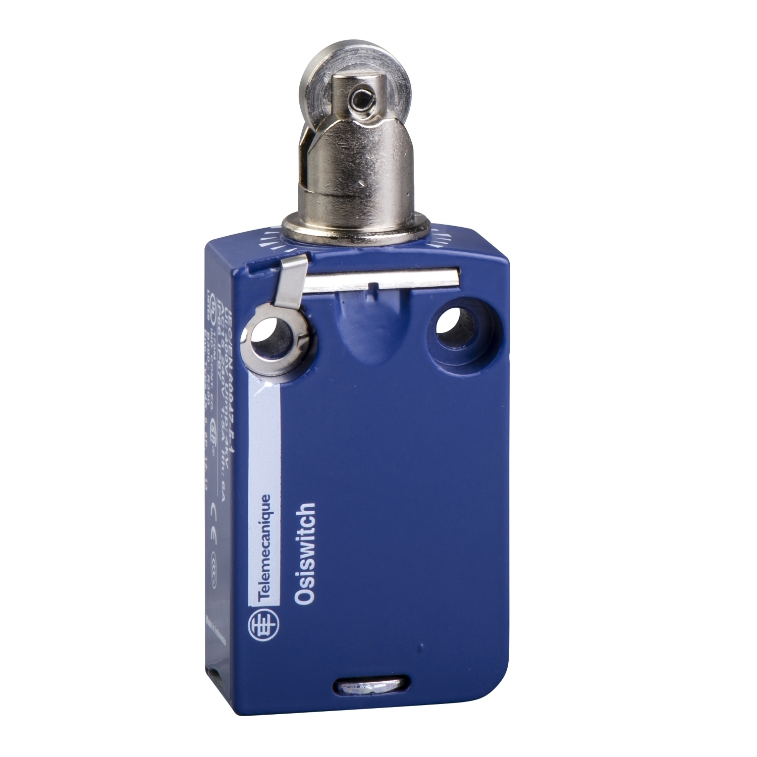 Limit switch, Limit switches XC Standard, XCMD, steel roller plunger, 1NC+1 NO, slow, 2 m