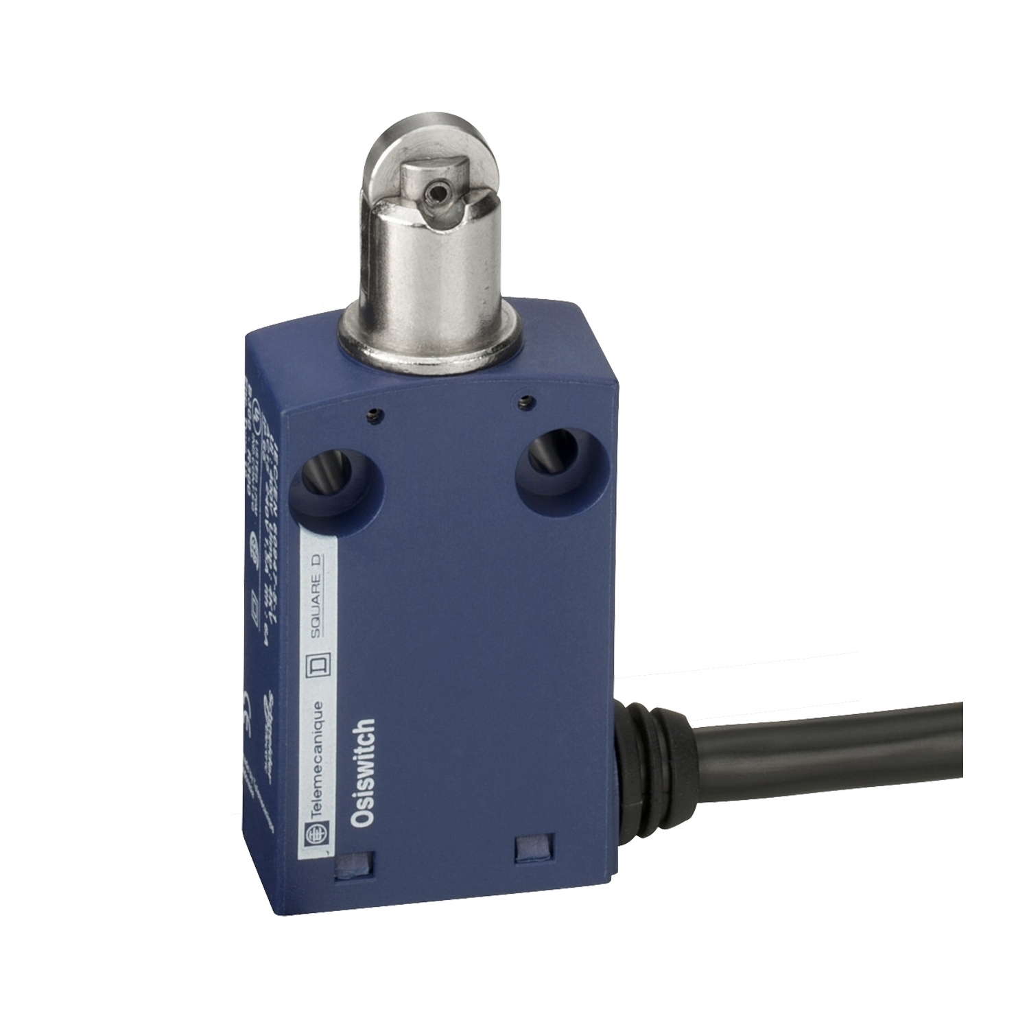 Limit switch, Limit switches XC Standard, XCMN, steel roller plunger, 1NC+1 NO, snap, 3 m