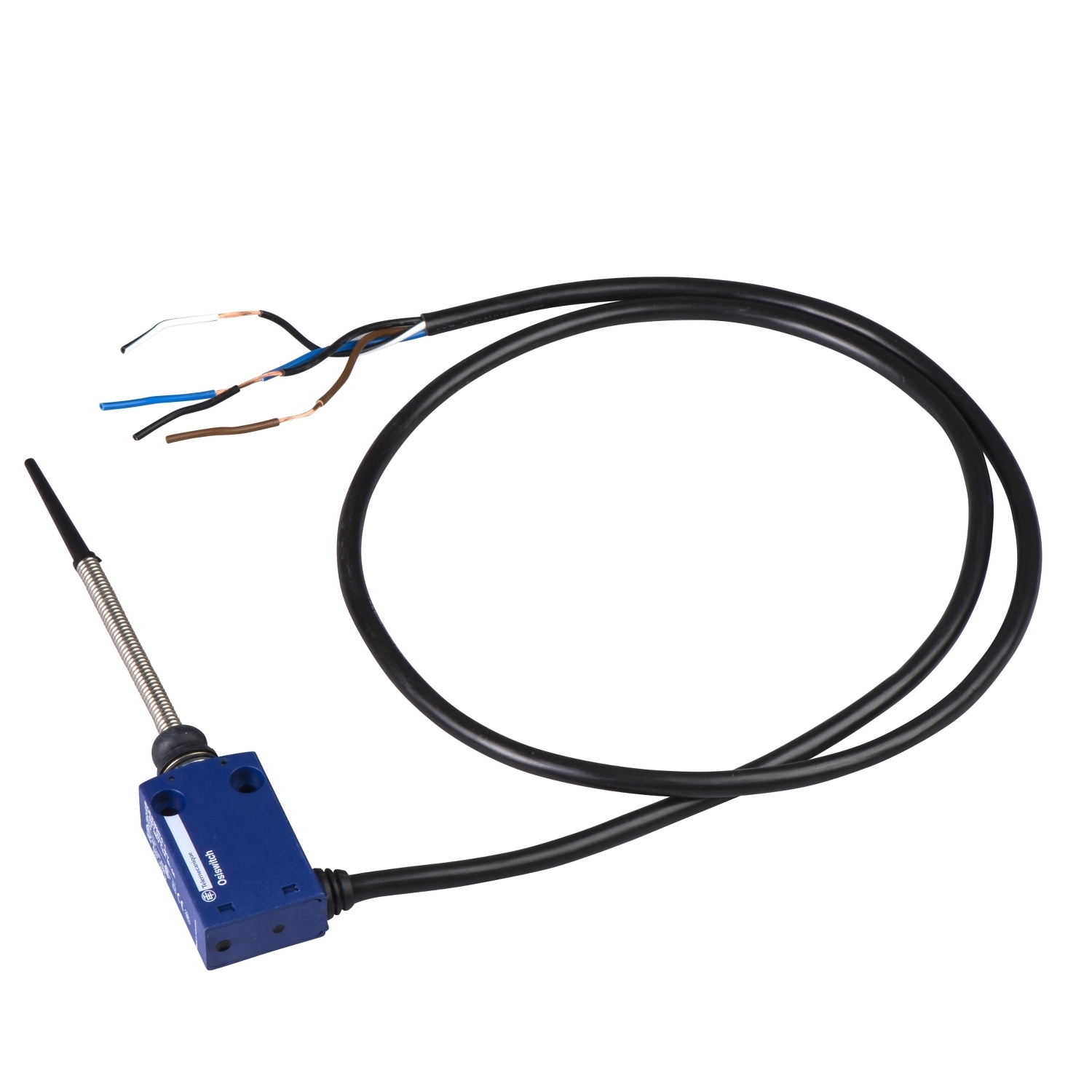 Limit switch, Limit switches XC Standard, XCMN, metal end plunger, 1NC+1 NO, snap, 1 m