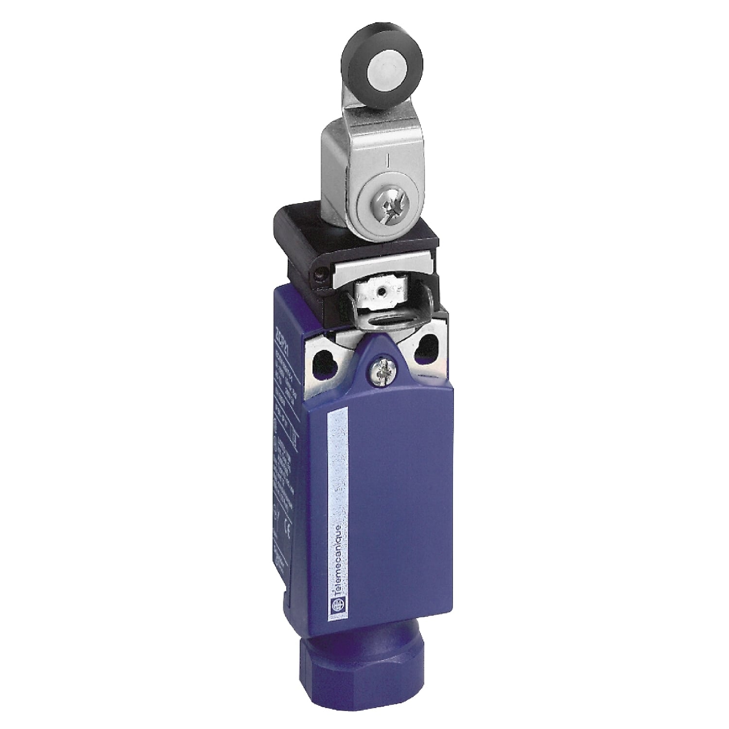 Limit switch, Limit switches XC Standard, XCPR, thermoplastic roller lever, 1NC+1 NO, slow, M20