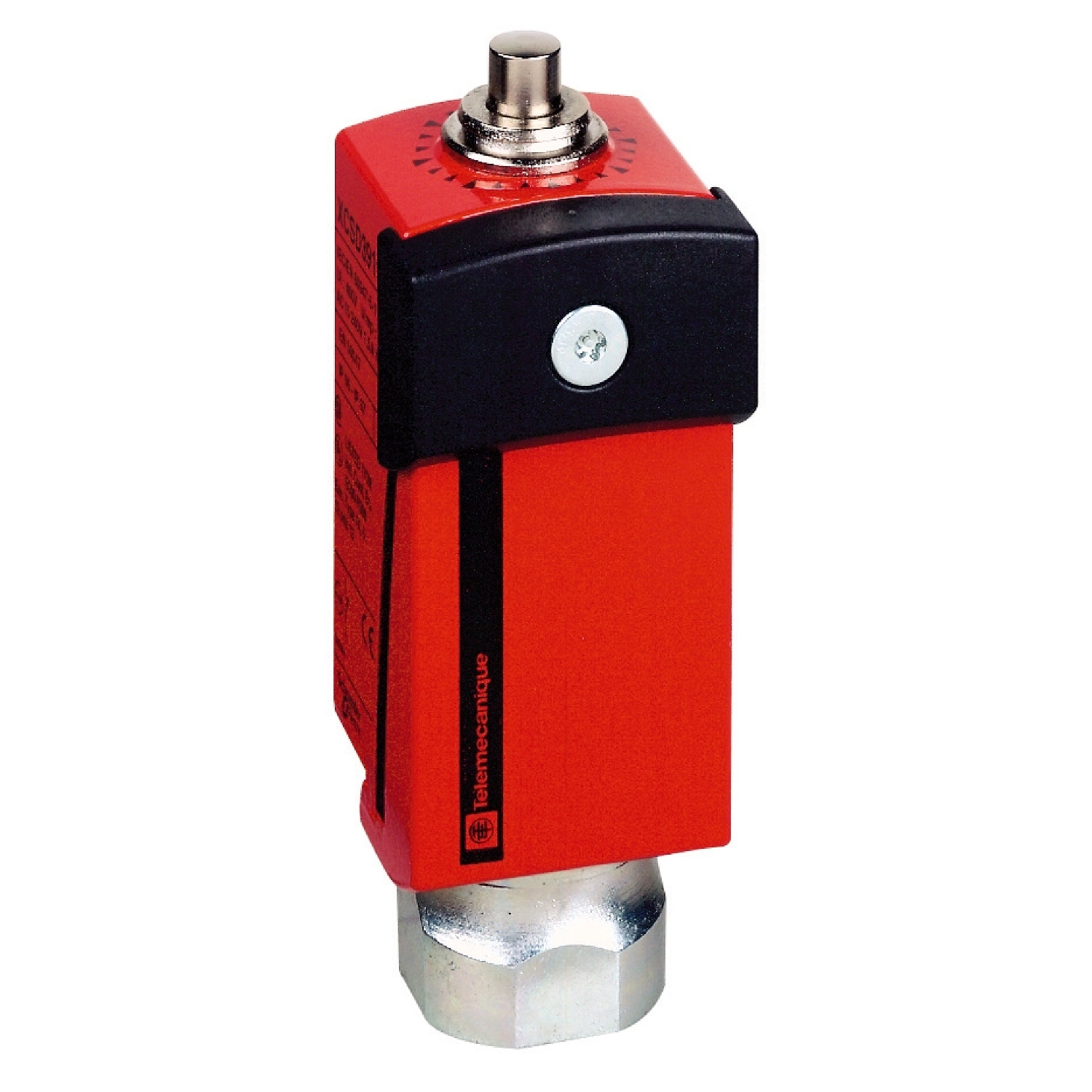 Safety limit switch, Telemecanique Safety switches XCS, metal, steel plunger, 2NC + 1 NO, 1 entry tapped Pg 13.5