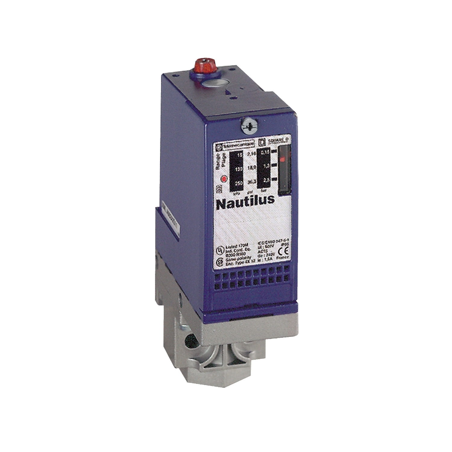 pressure switch XMLA 300 bar - fixed scale 1 threshold - 1 C/O