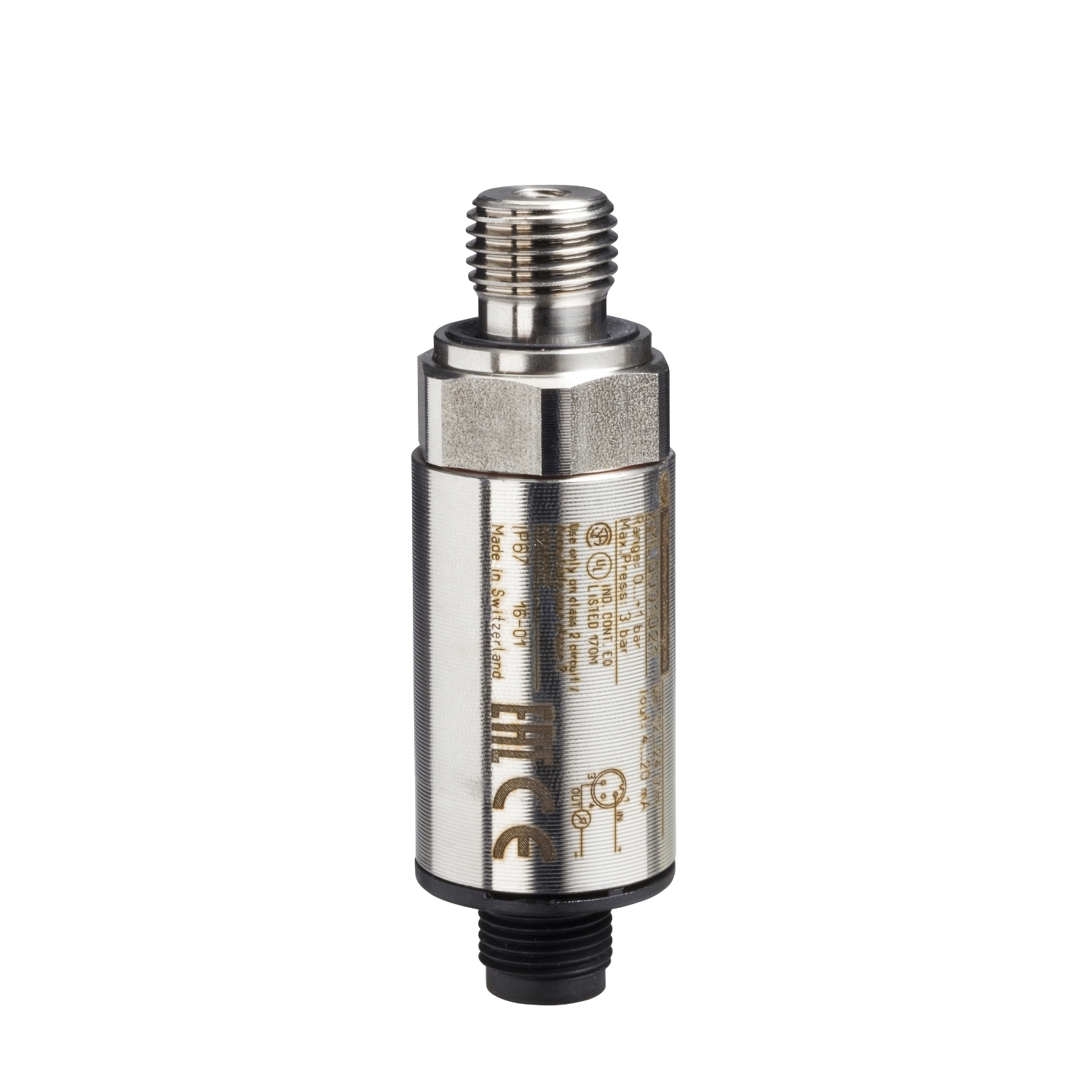 Electronic pressure sensors, Pressure sensors XM, sensor XMLG, 8...160 bar, 7/16 20UNF male, 24 V, 0...10 V, set of 25