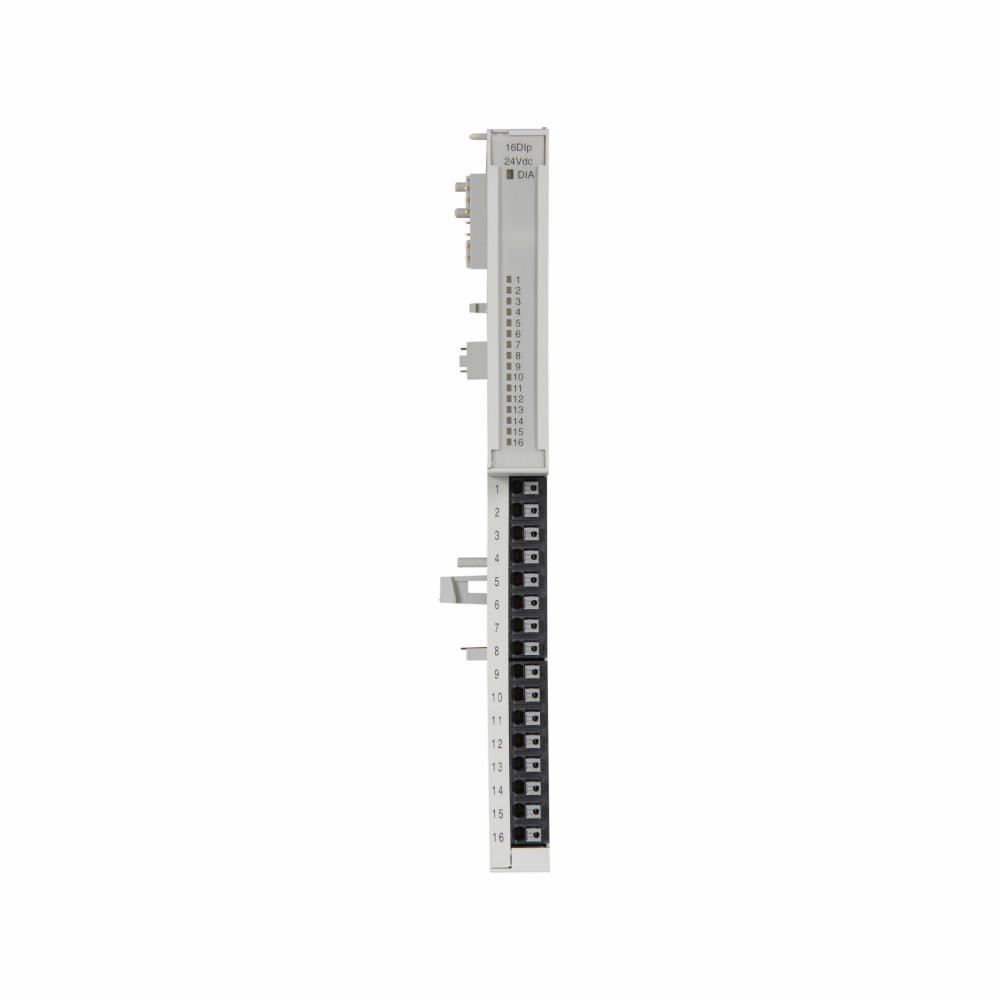 XNE Digital Input Modules , 16 channels, <150/<300 microseconds input delay, 11 V-UL input voltage, 24 Vdc, Positive switching