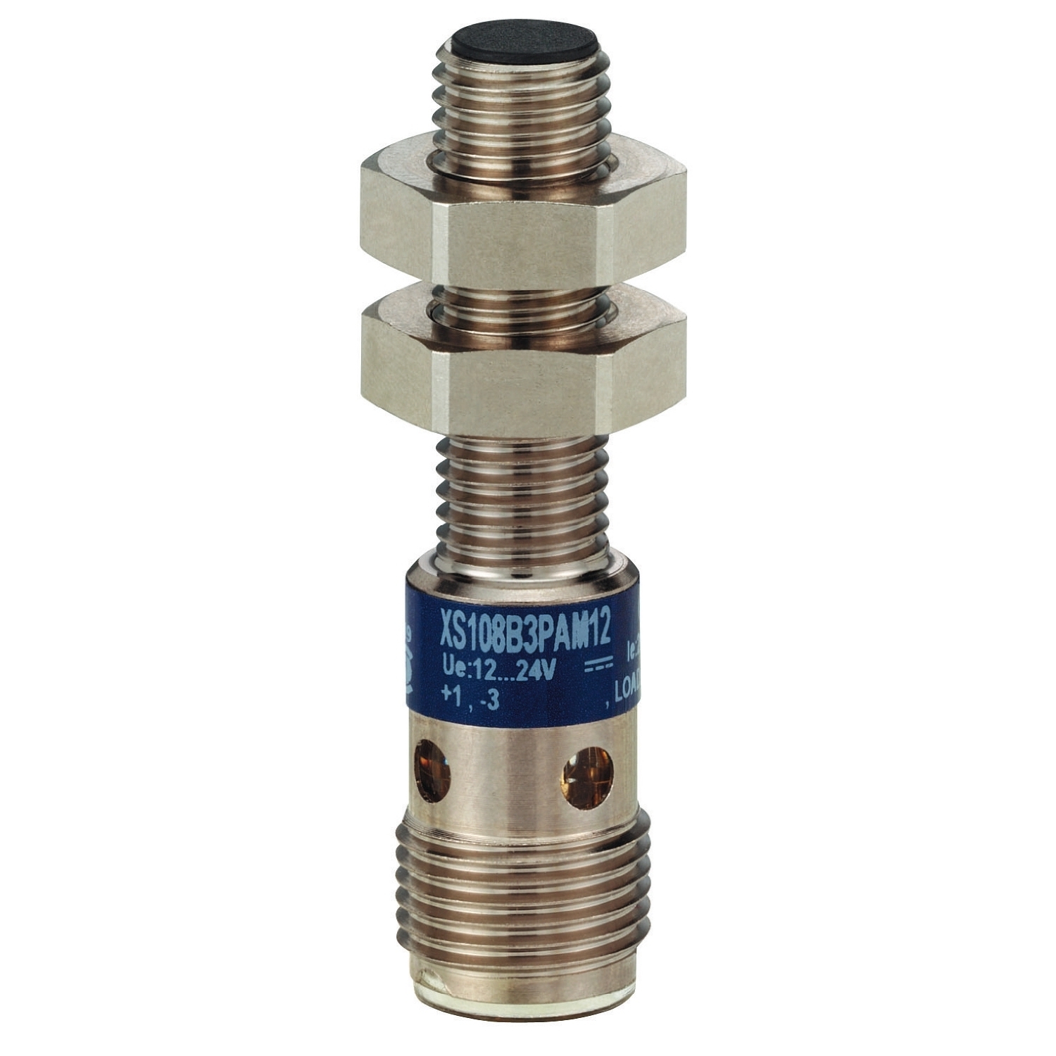 inductive sensor XS1 M8, L45mm, stainless, Sn2.5mm, 12..24VDC, M12