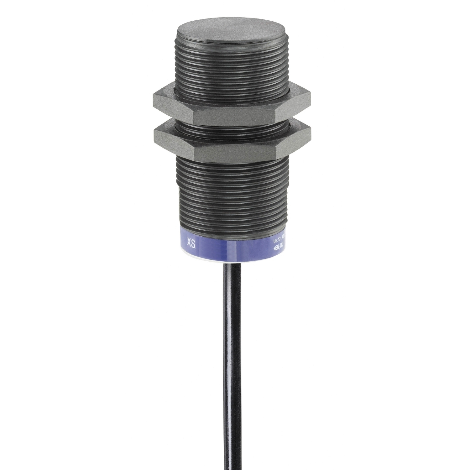 Inductive proximity sensors XS, inductive sensor XS4 M18, L41mm, PBT, Sn8mm, 24...48 VDC, cable 5 m