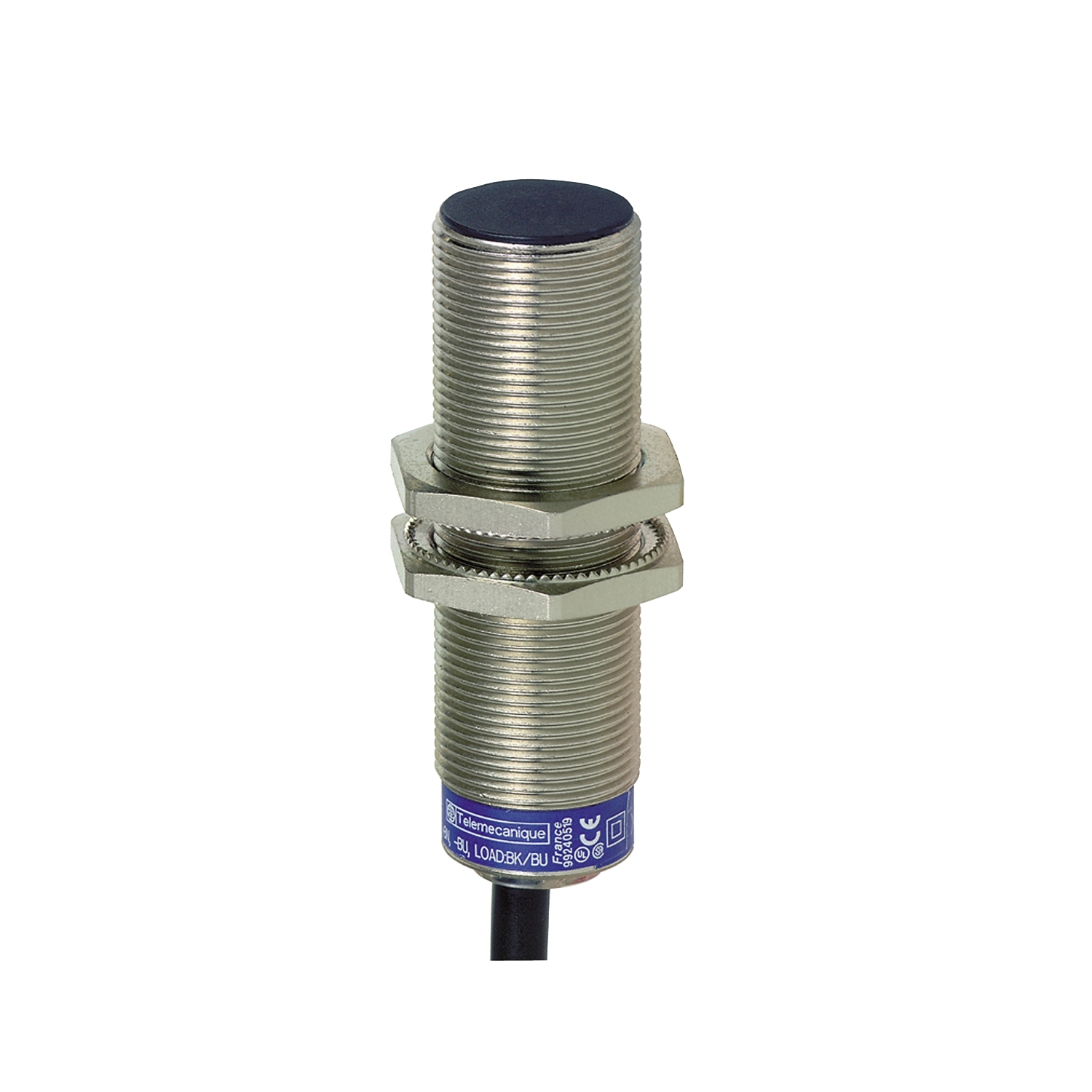 Inductive proximity sensors XS, inductive sensor XS6 M18, L62mm, brass, Sn8mm, 24...240VAC/DC, cable 5 m