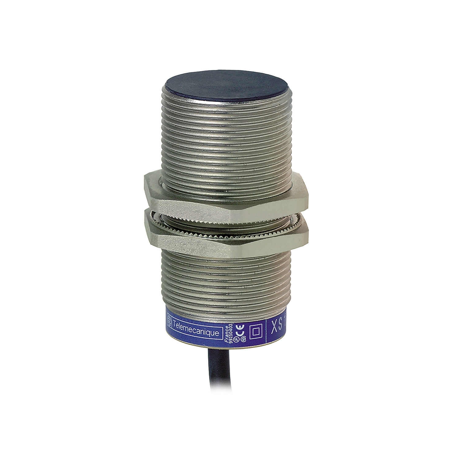 Inductive proximity sensors XS, inductive sensor XS6 M30, L62mm, brass, Sn15mm, 24...240VAC/DC, cable 10 m