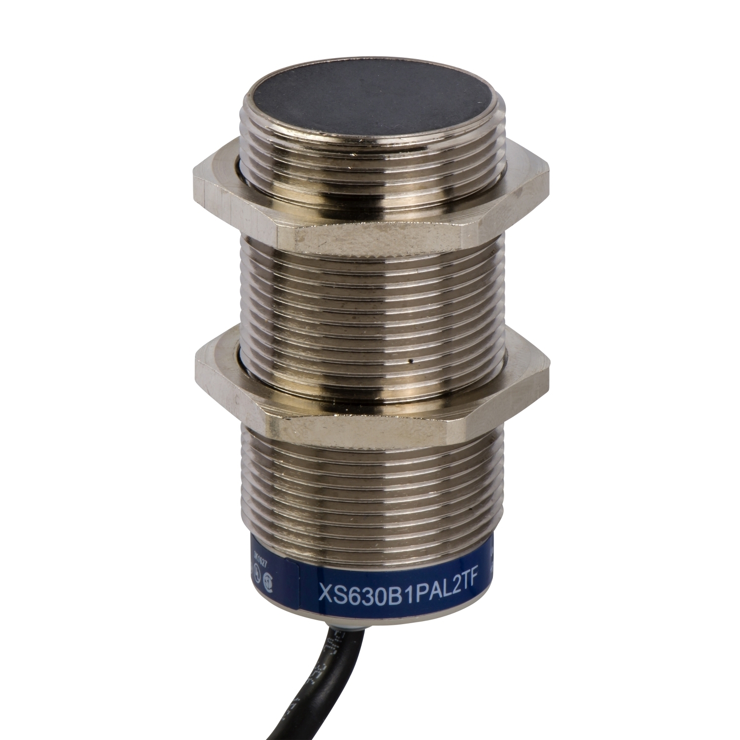 Inductive proximity sensors XS, inductive sensor XS6 M30, L62mm, brass, Sn15mm, 12...48 VDC, cable 10 m