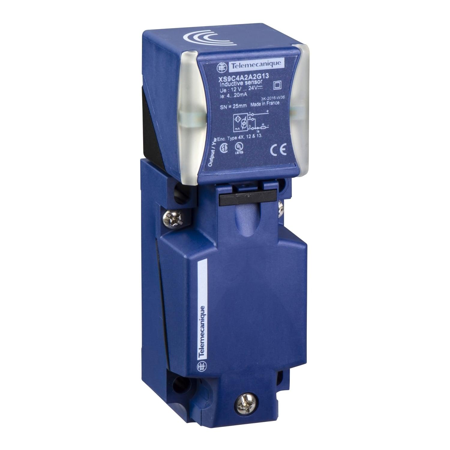 Inductive proximity sensors XS, inductive sensor XS9 40x40x117, PBT, Sn25 mm, 12...24 VDC, terminals