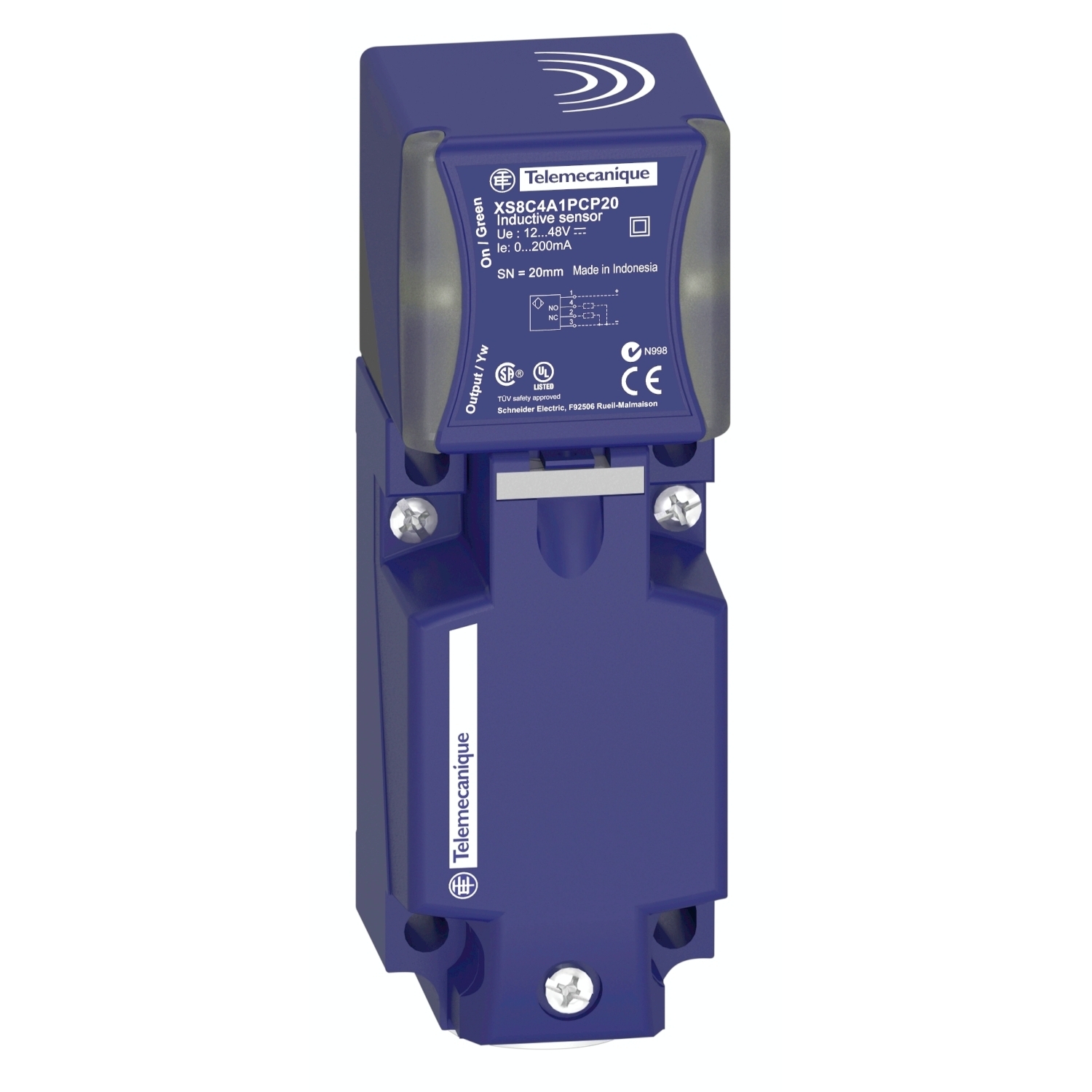 Inductive proximity sensors XS, inductive sensor XS9 40x40x117, PBT, Sn25 mm, 12...24 VDC, terminals