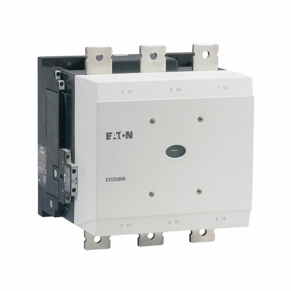 Eaton XT IEC contactor, 820A, 110 Vac 40 Hz,  250 Vac 60 Hz, 2NO-2NC, 820A, Frame N, 250 mm, 40-60 Hz, 290,  350,  700,  860 hp (3PH @200, 230, 460, 575 V), Non-reversing, 1225, , Screw terminals, FVNR