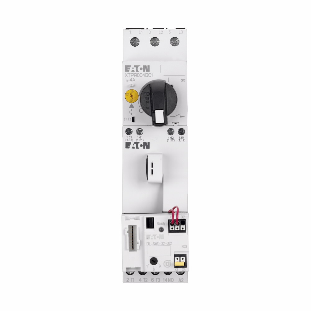 Eaton IEC motor control Manual Motor Protector, 4A, 45 mm Frame size, Class 10 trip type, Rotary type.