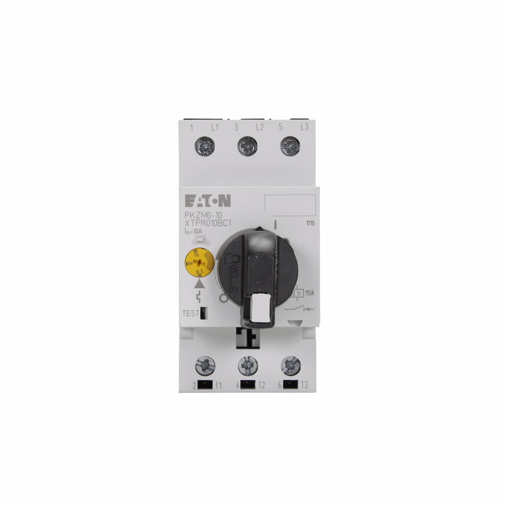 XTPR010BC1 B-Frame Motor Protector, Rotary/On/Off Action, 3 Poles, IP20 Enclosure