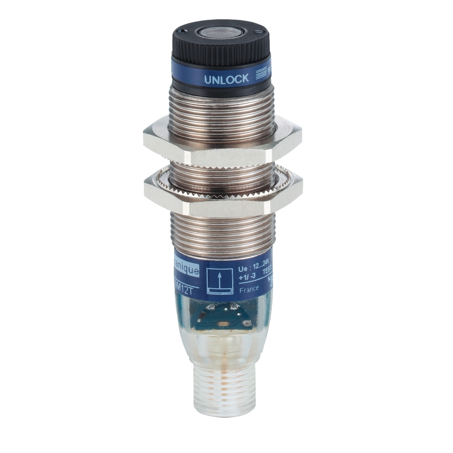 Photoelectric sensors XU, XUB, emitter, laser, 12...24 VDC, M12