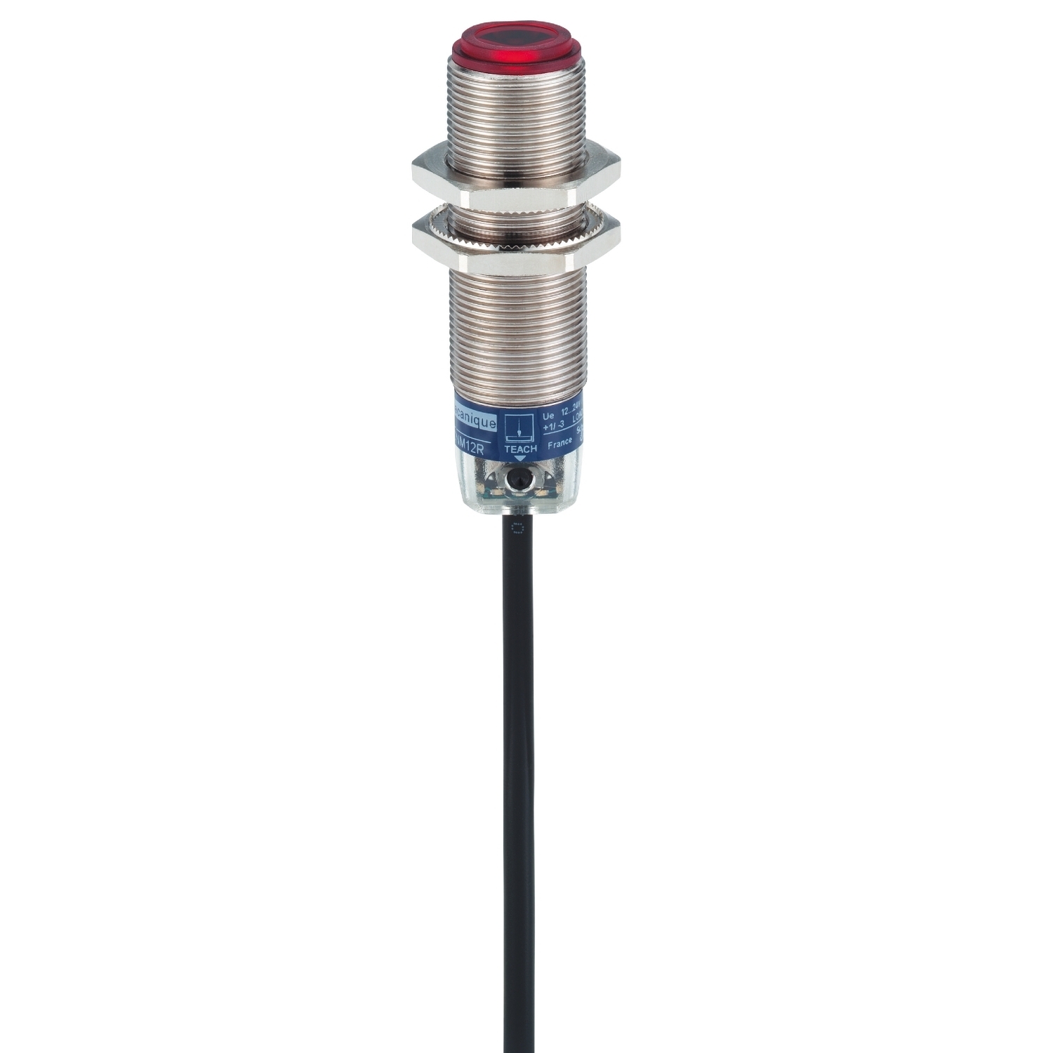 Photoelectric sensors XU, XUB, receiver, laser, Sn 100 m, 12...24 VDC, cable 2 m