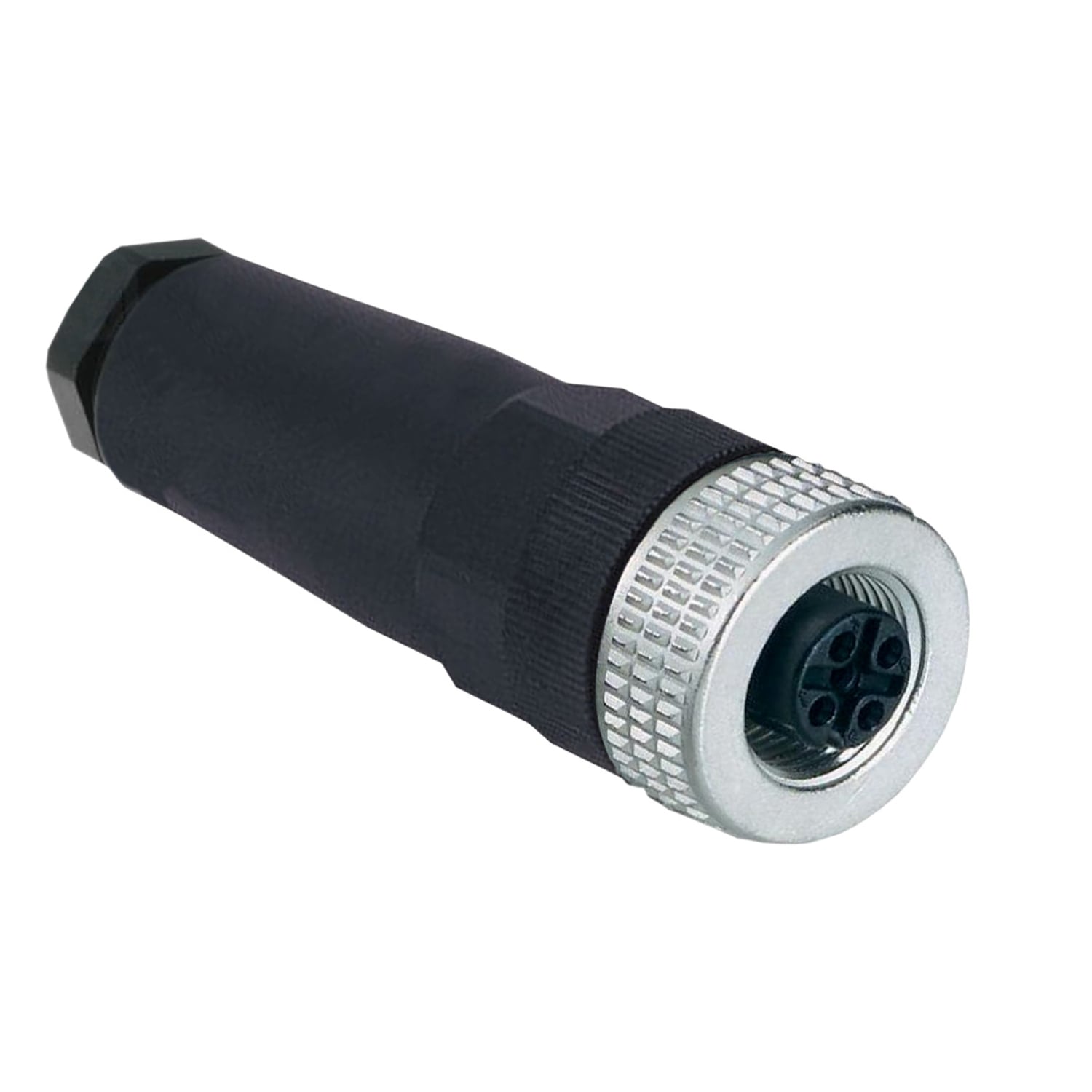 Female, M12, 5 pin, straight connector, cable gland Pg 7