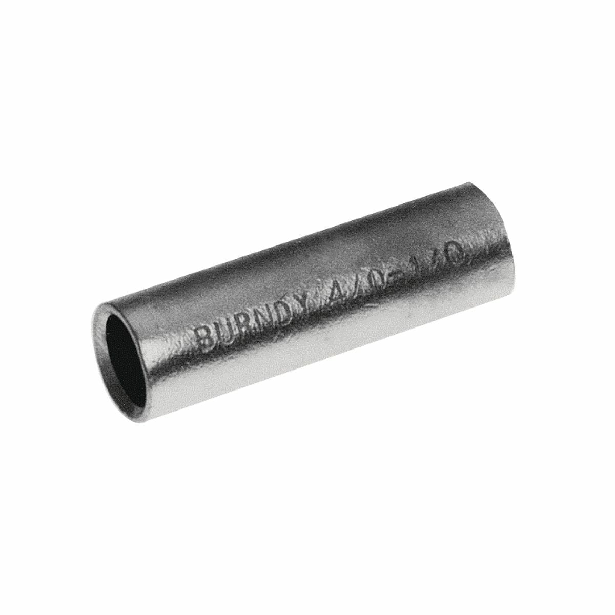 350 kcmil CU Long Barrel Size Reduced Down To 250 kcmil Wire Size, Internal Chamfer, Tin Plated, Up to 35kV, RED Color Code, 18 or 324 Die Index.