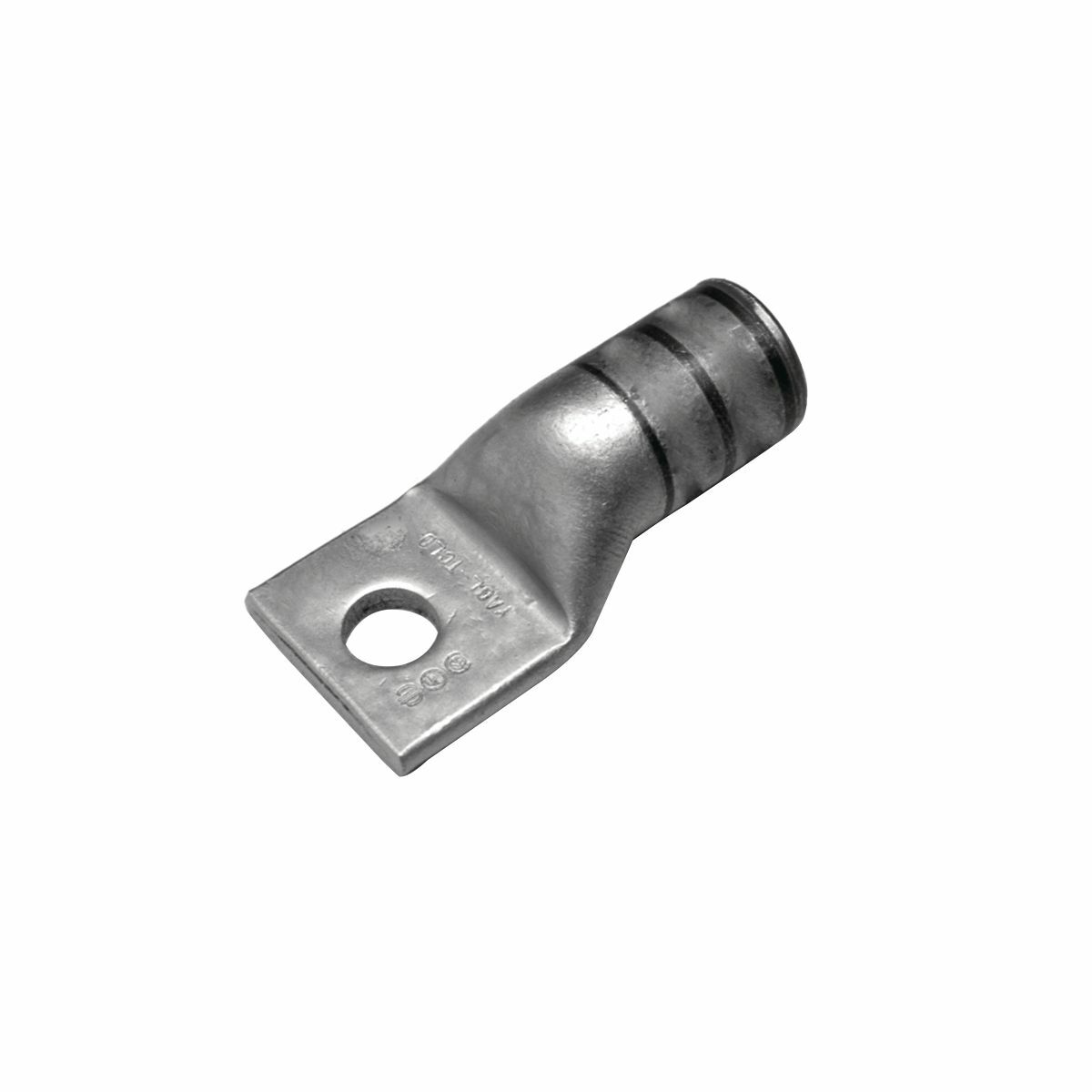 4/0 Flex G,H,I,K,M,DLO, 4/0 AWG CU, One Hole, 3/8 Stud Size, Standard Barrel Internal Chamfer, Tin Plated, UL/CSA, 90?C, Up to 35kV, Purple Color Code, 15 Die Index.
