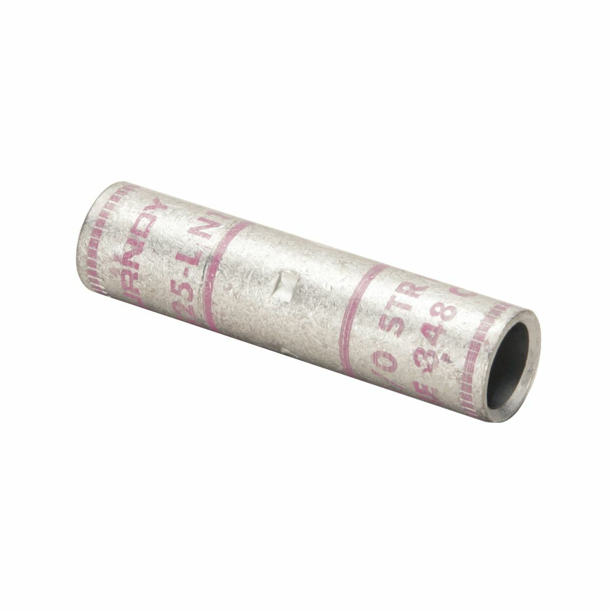 Cu compression standerd barrel, # 6 str, Tin plated, Blue, 7 or 374 index.