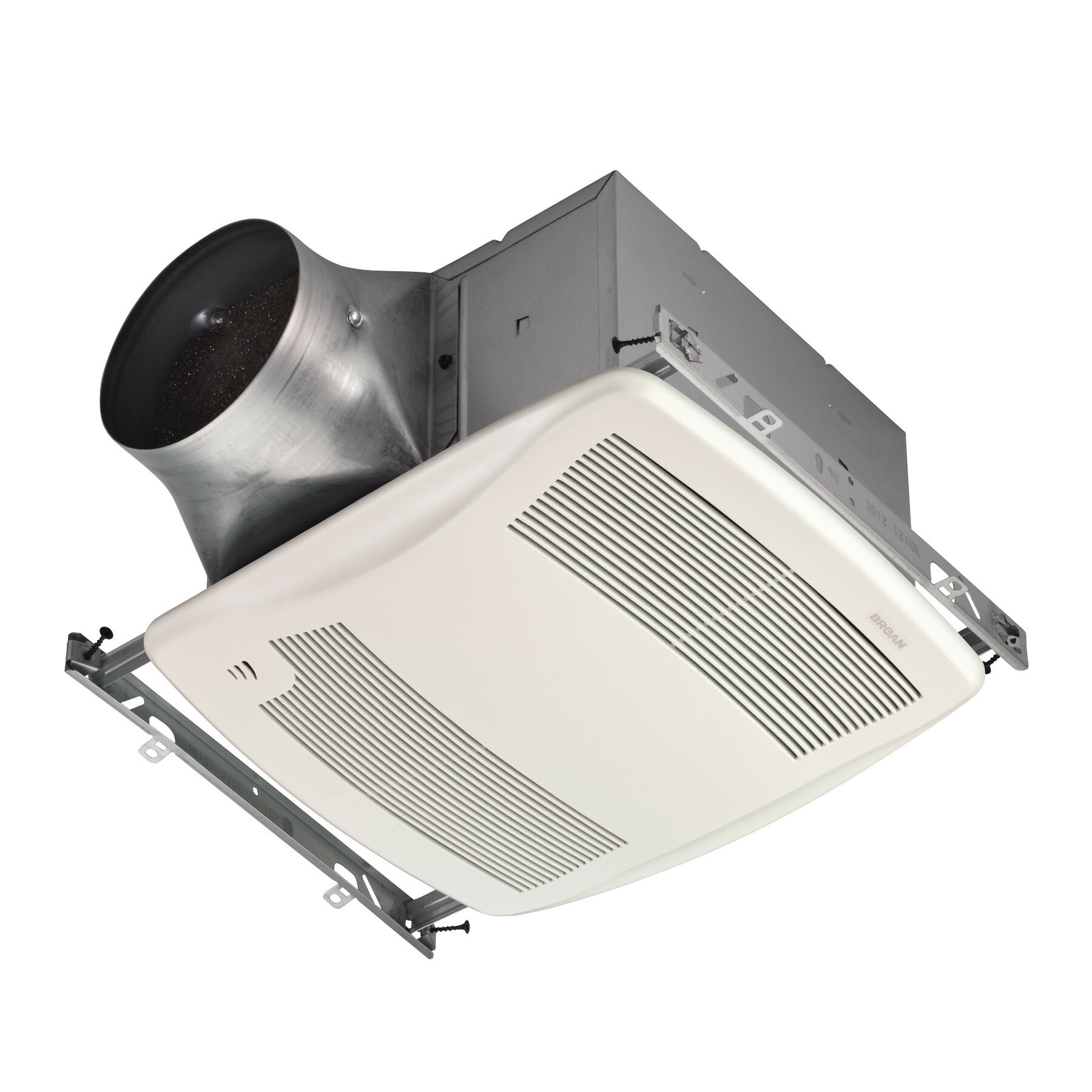 Broan ULTRA GREEN Series 110 CFM Humidity Sensing Multi-Speed Ventilation Fan with White Grille, <0.3 Sones, ENERGY STAR Certified