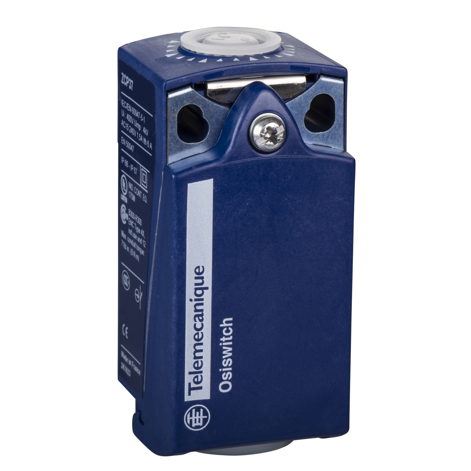 Limit switch body, Limit switches XC Standard, ZCP, compact, 2NC+1 NO, slow break