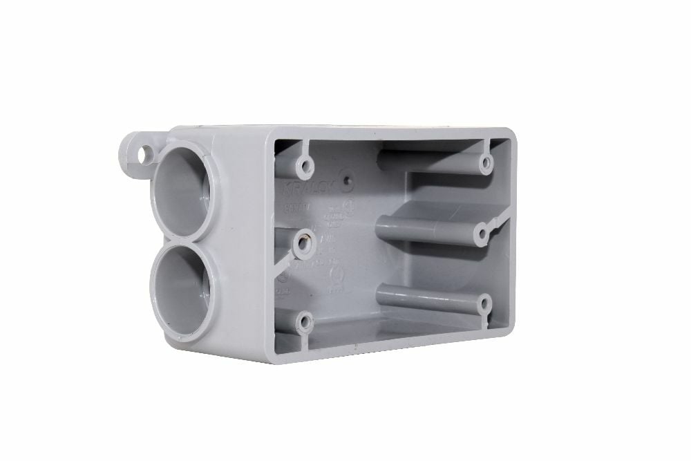 FSS07 3/4" PVC FSS SING. GANG BOX KRALOY
