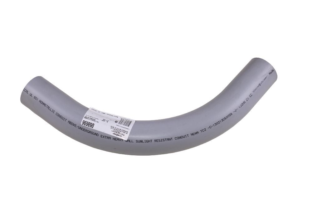 2 1/2"x90D PVC STD ELBOW SPxSP SCH80 SCEPTER/KRALOY