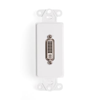 41648-W Wallplate Insert, 1 Gangs, White