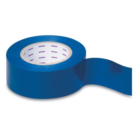 Color-Coded I.D. Tape, Blue, No Legend, 1 inch width, 60 Yards per roll