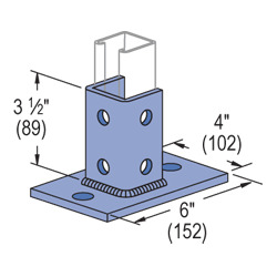 UNISTR P2941 EG POSTBASE,6X4in,P100