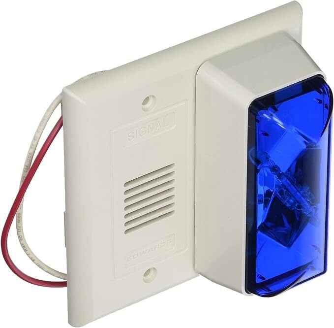 Horn/Strobe, 24VAC/Dc, Blue