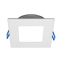 DLE6 Series 6 in. Square White Flat Panel LED Downlight in 4000K