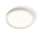 SlimSurface LED is a low profile downlight intended  for ceiling or wall mount applications. This 0.625" thick luminaire offers the appearance of a recessed downlight but is actually surface mounted.