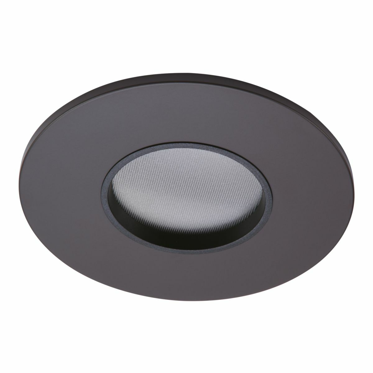 2" round lens pinhole ML4 trim, german bronze flange, black lens frame