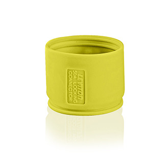 Boot for 50-Amp Non-NEMA Locking Connector, Weather Resistant IP55, Yellow