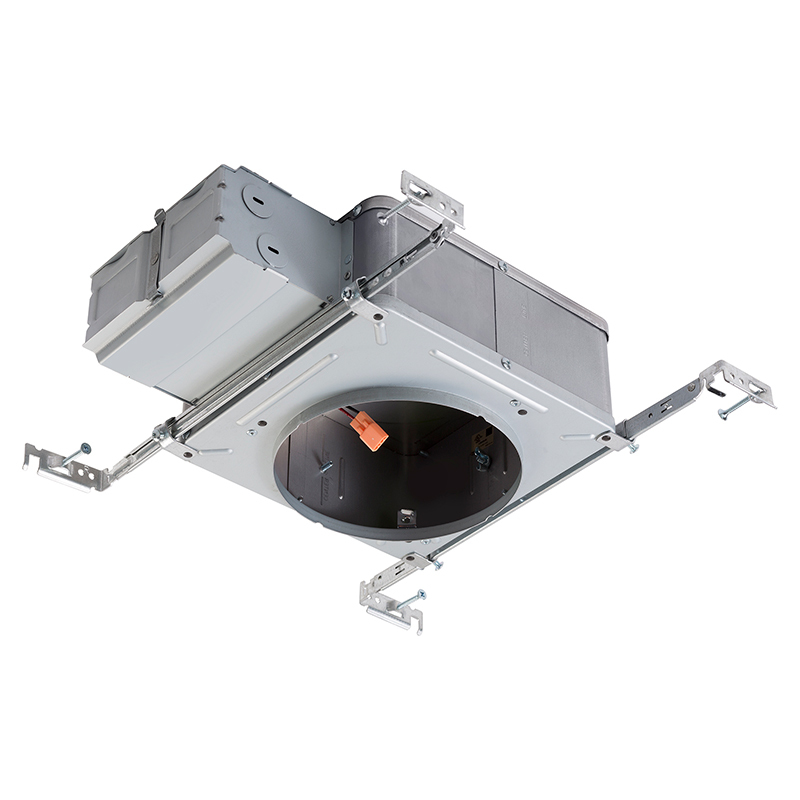 LyteCaster LED 6" IC AirSeal New Construction Frame-in Kit with nails, 0-10V, 120/277V