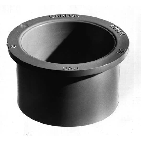 Box Adapter, Size 4 Inches, Length 2-1/4 Inches, Outer Diameter 4.500 Inches, Material PVC, Color Gray, For use with Schedule 40 and 80