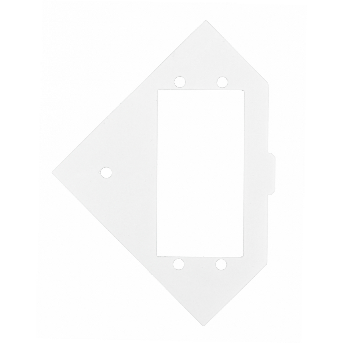 Raised Access or Wood Floorboxes, Recessed, RAFB4 Series, Mounting Plate, 1-Gang, (1) StyleLine/Decorator Opening