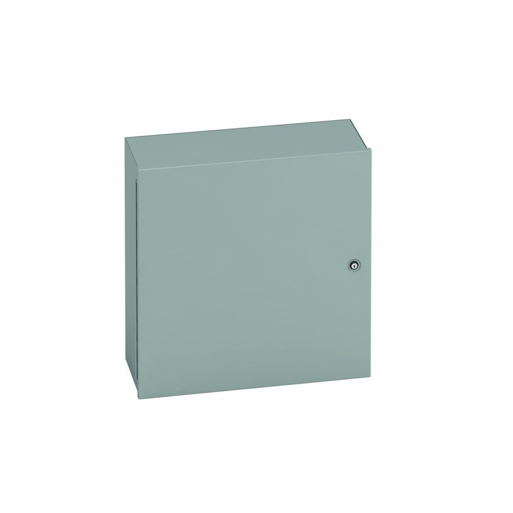 Eaton B-Line series Type 1 panel enclosures, 30" height, 6" length, 24" width, NEMA 1, Hinged cover, 1 enclosure, Wall mount, Medium single door, Keyhole slots, Carbon steel