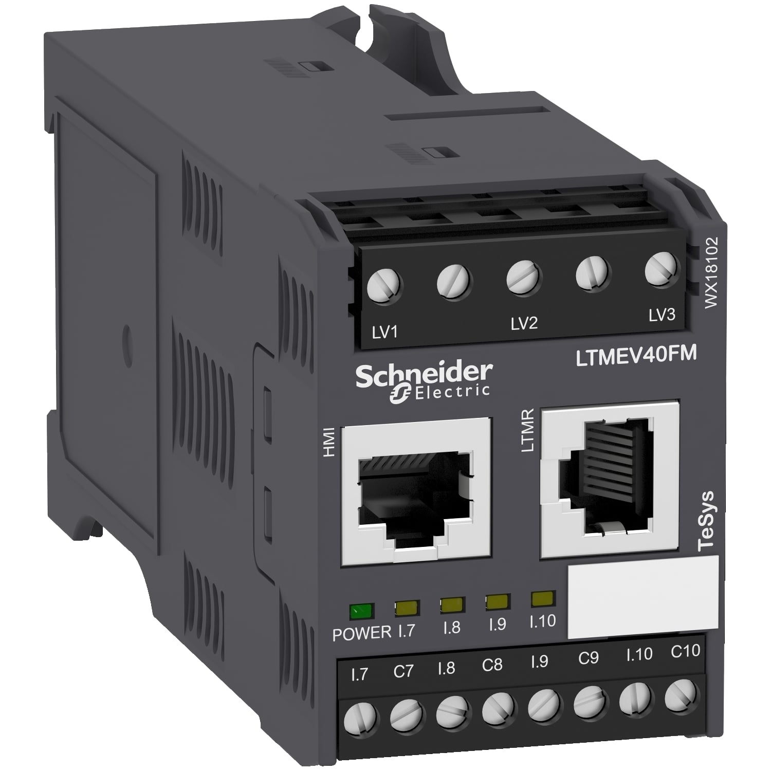 Extension module, TeSys T, 4 inputs, 100 to 240VAC, for LTMR controller