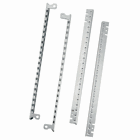 Front and Back Vertical Accessory Mounting Rails, Fits 700mm, Steel