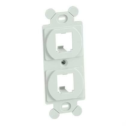 Frame, Type 106, 2 Port, Electric Ivory 