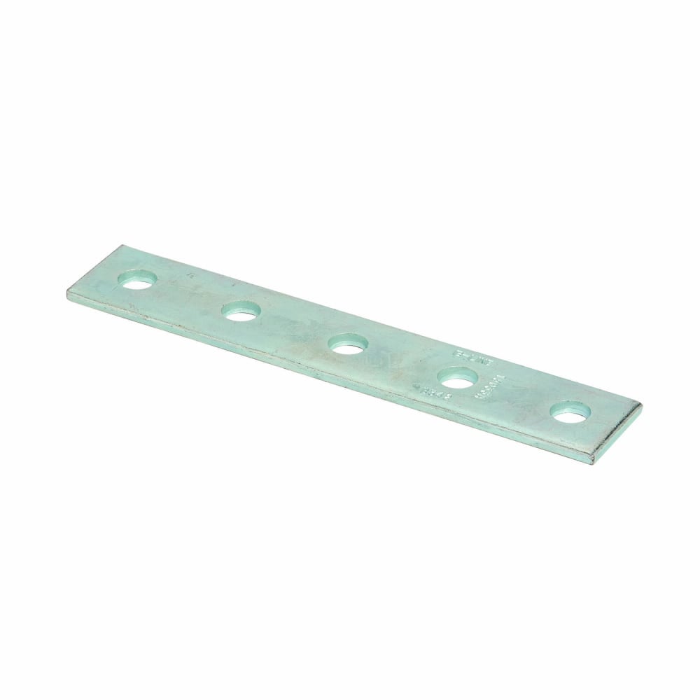 Eaton B-Line series splice plate, 1.62" H x 9.13" L x 1.62" W, Steel, Electro-plated