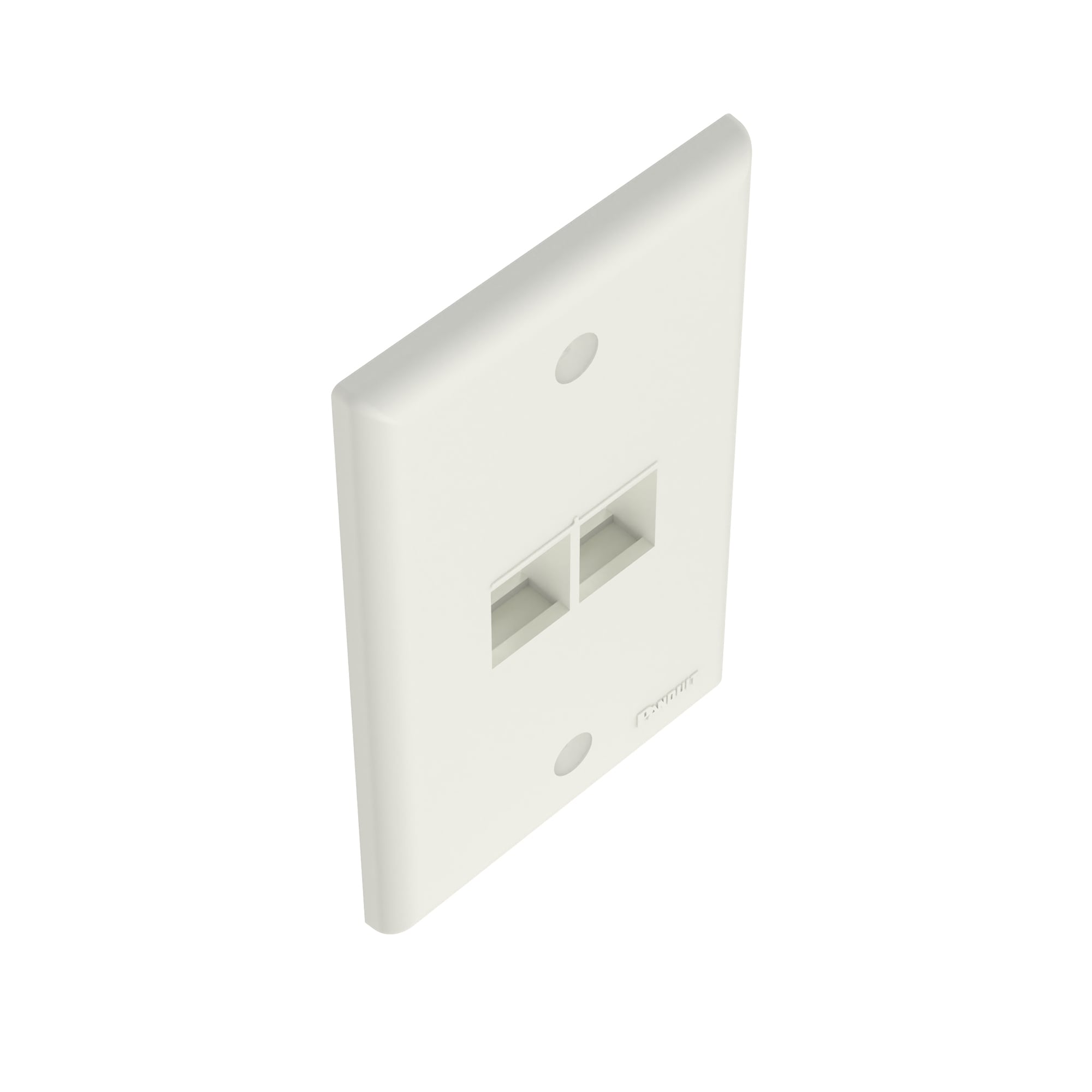 NK 2-port, single gang, flush mount face