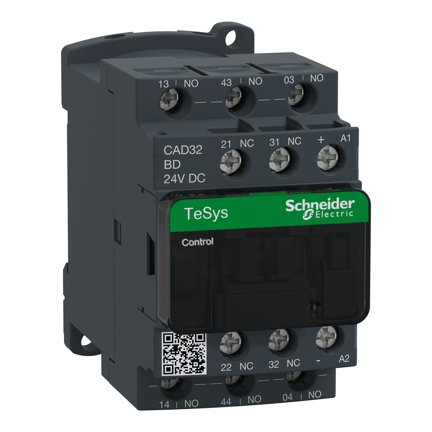 Control relay, TeSys Deca, 3NO+2NC, 0 to 690V, 60VDC standard coil, screw clamp
