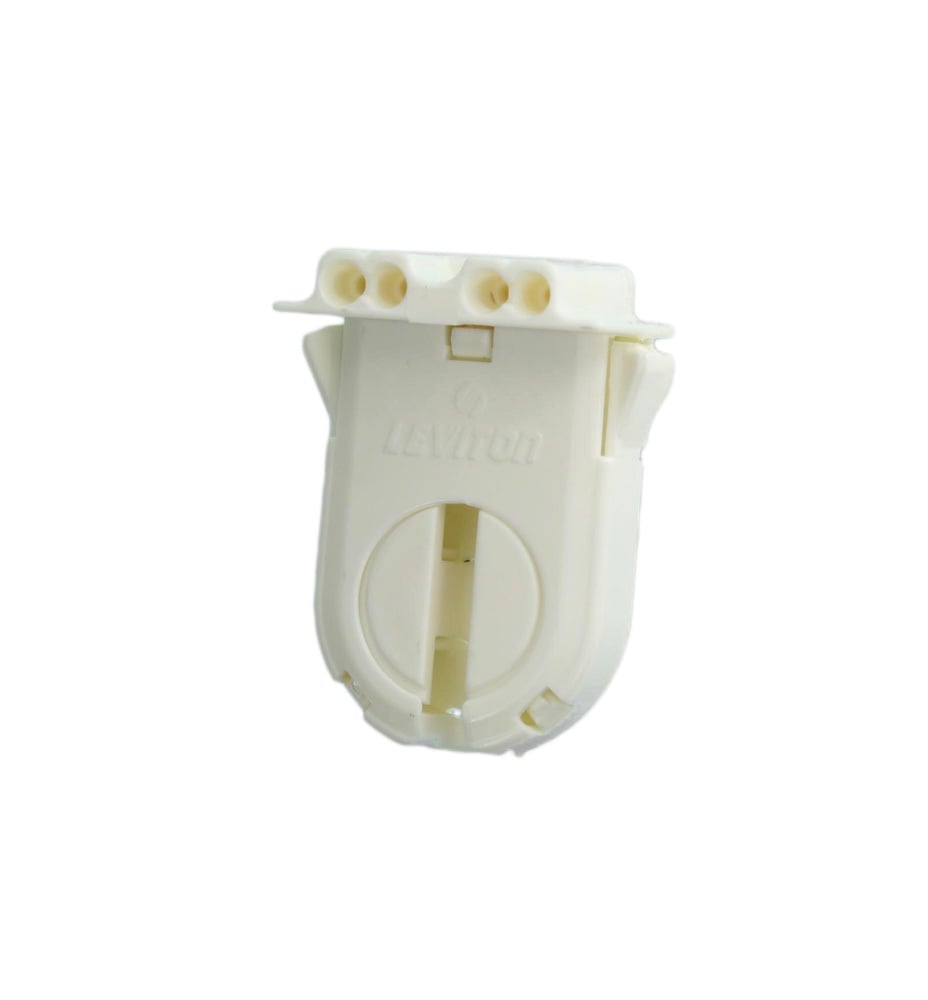 Medium Base Standard Fluorescent Lampholder, White