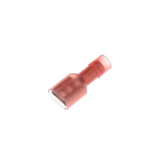 Fully Insulated Nylon Female - 250 Series Disconnects for Wire Range 22-16 , Tab Size .250x.032, Red