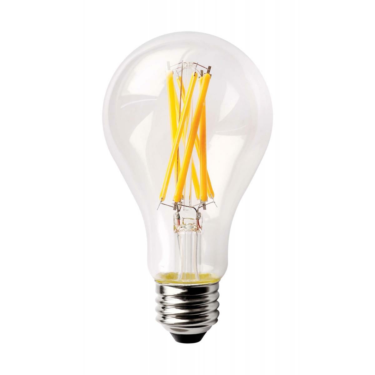 14 Watt A21 LED Lamp - Clear 3000K Medium Base 120 Volts