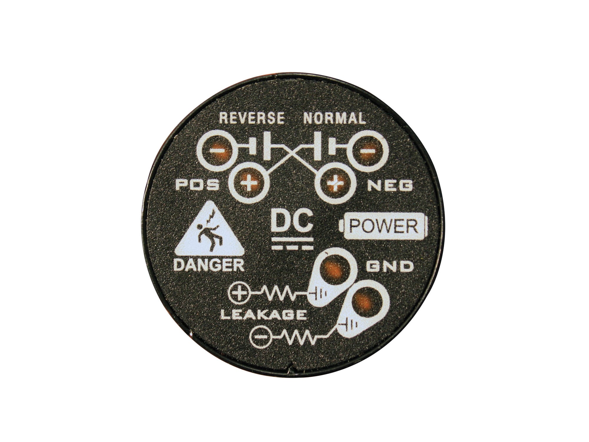 DC VOLTAGE INDICATOR WITH FLASHING LEDS